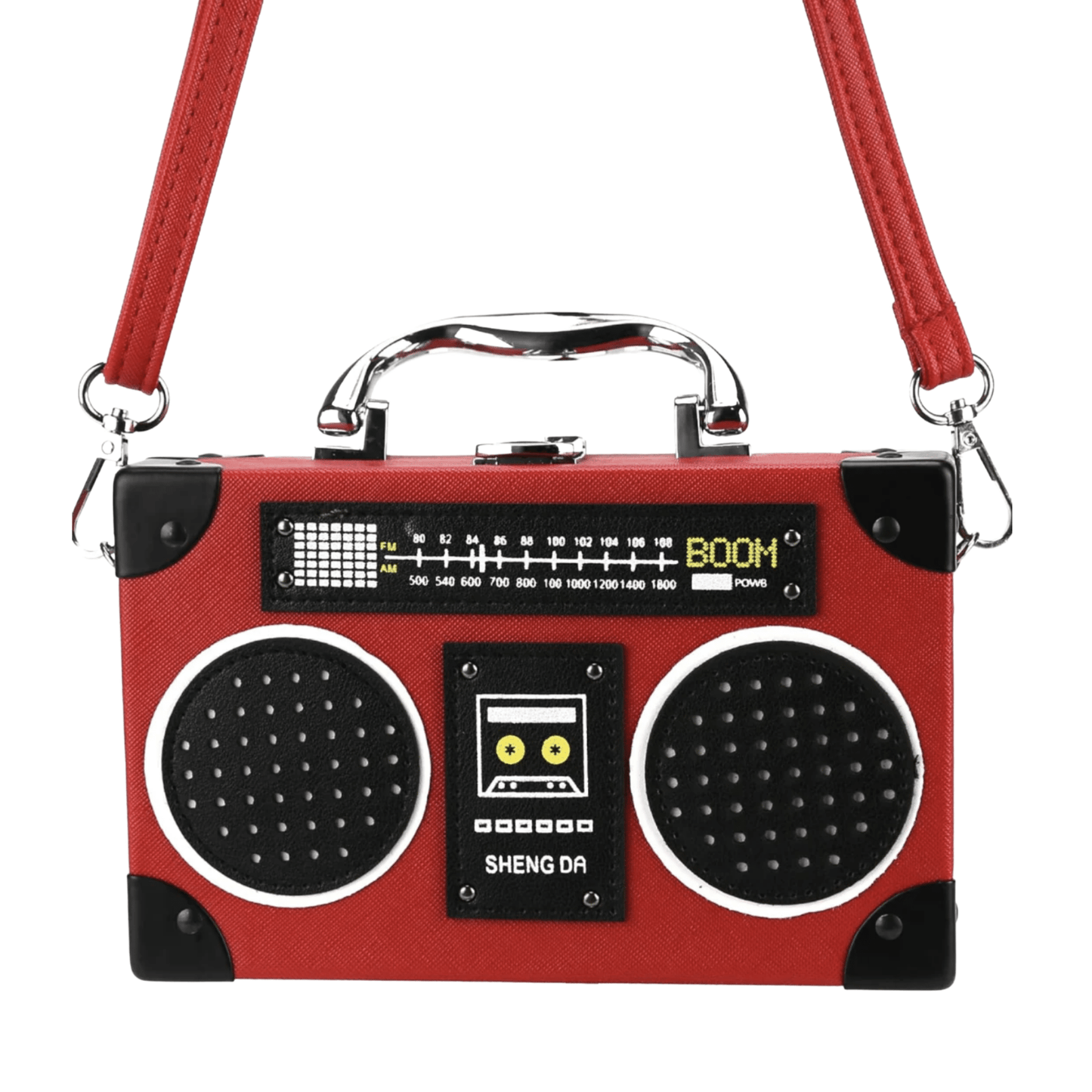 The SmartAss Look Boombox Purse Red