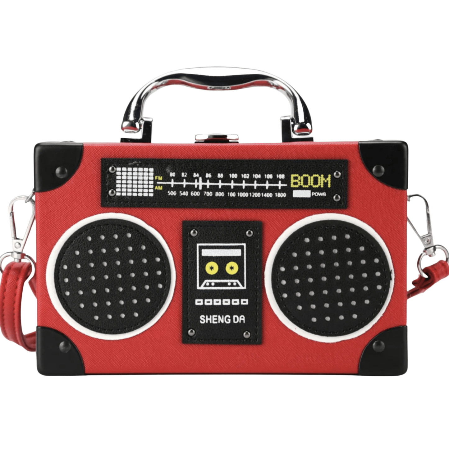 The SmartAss Look Boombox Purse Red