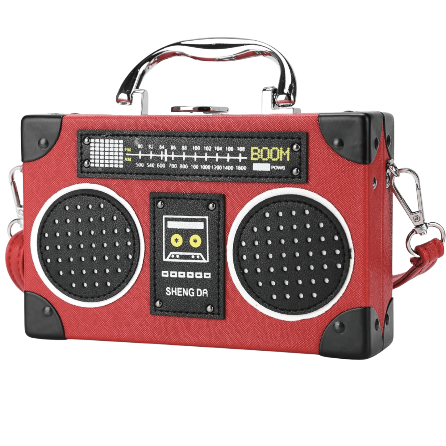 The SmartAss Look Boombox Purse Red