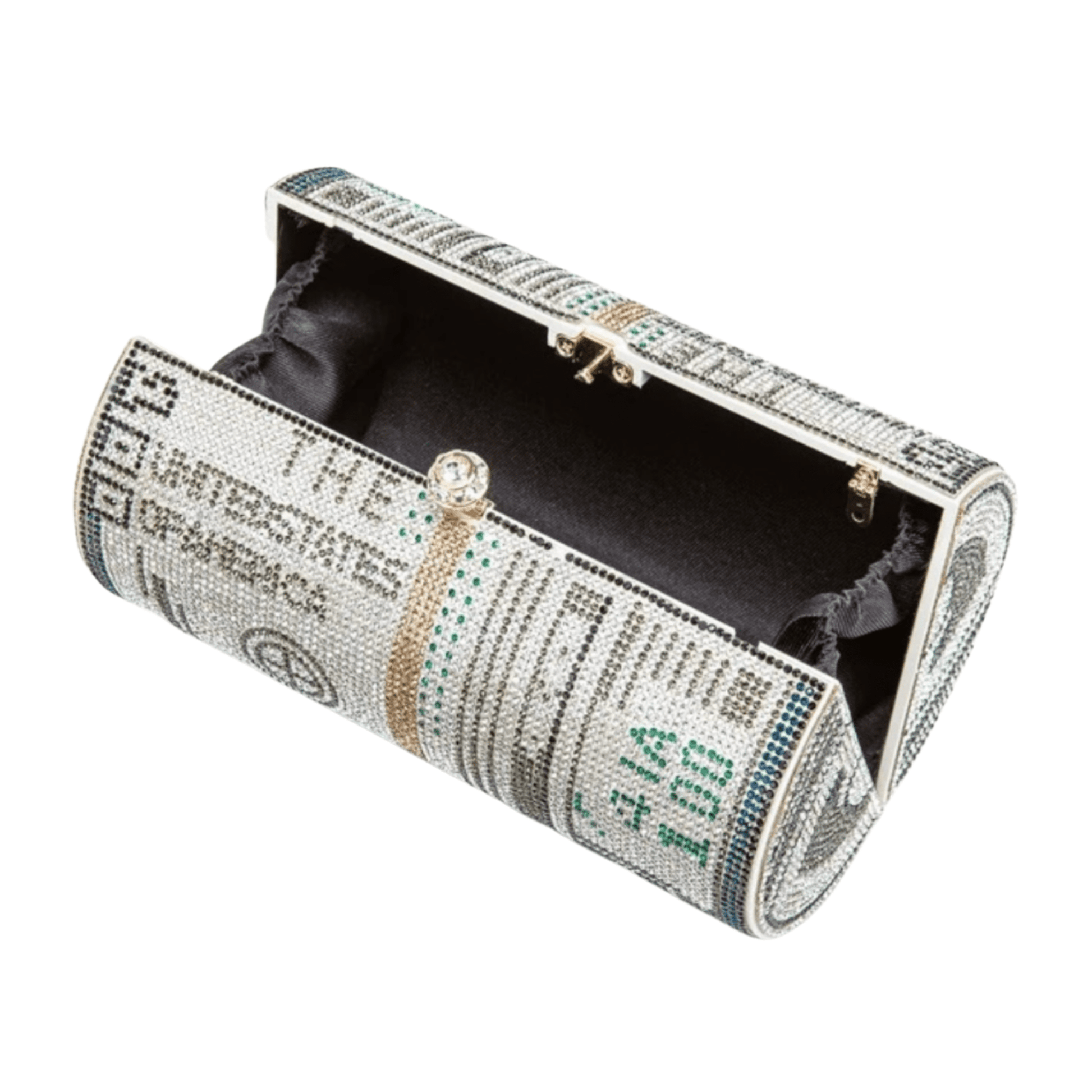 The SmartAss Look Rhinestone Dollar Handbag