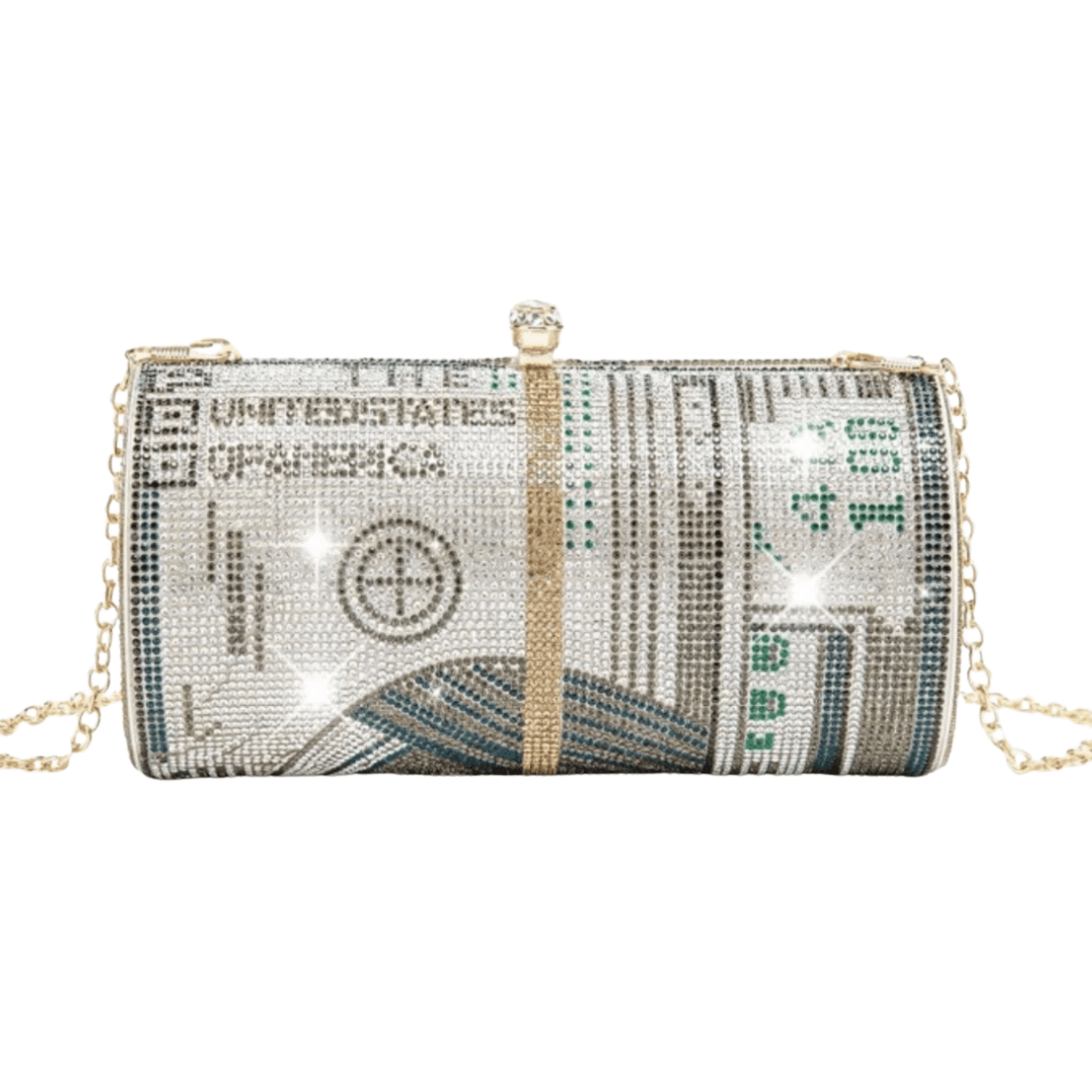 The SmartAss Look Rhinestone Dollar Handbag